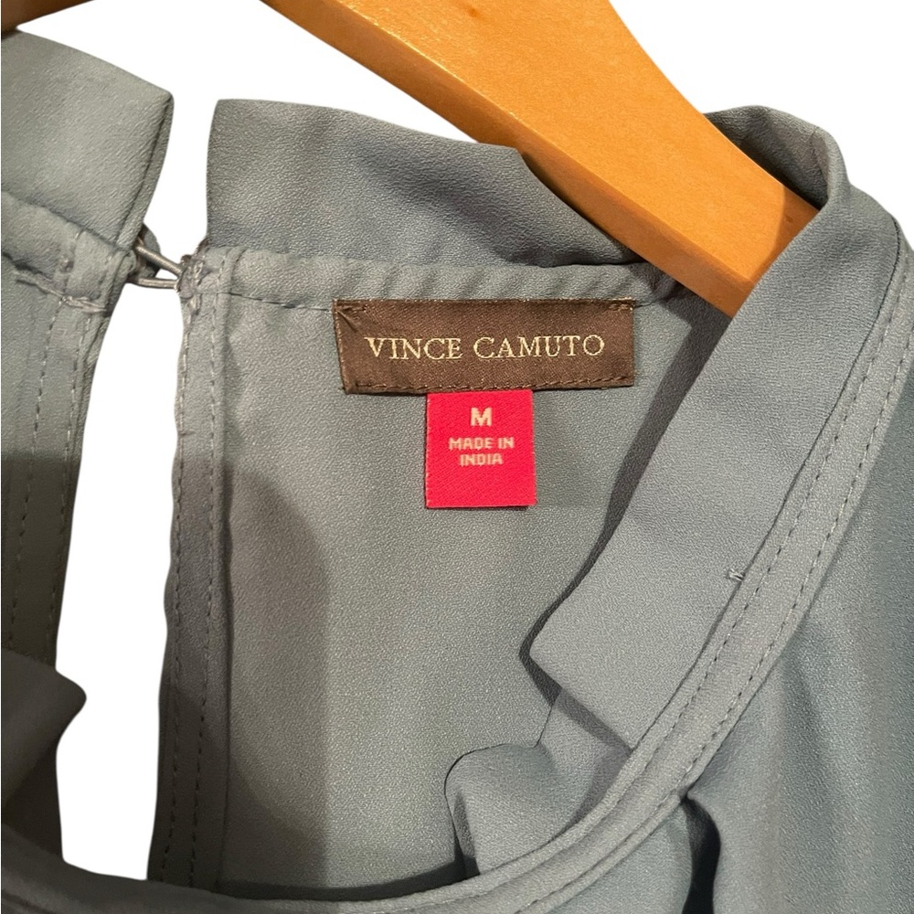 Vince Camuto Light Blue Sleeveless Blouse - Picture 3 of 3